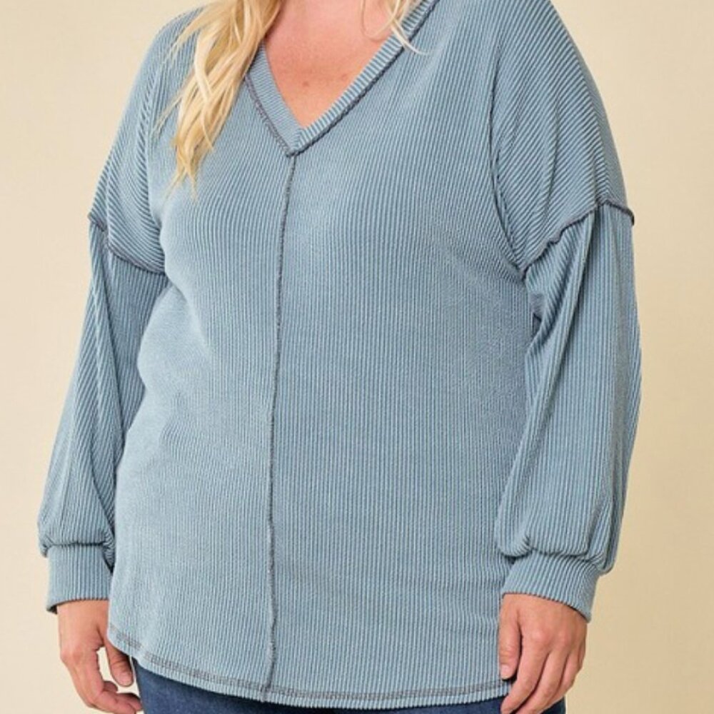 Teal Cozy Fall Knit